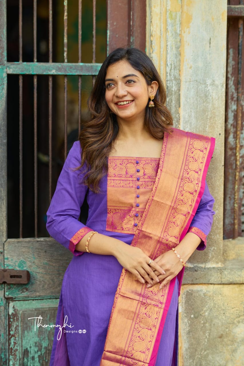 Pure Banarasi Suit Set with Maharaja Silk Pant & Zari Dupatta | Party & Wedding Wear