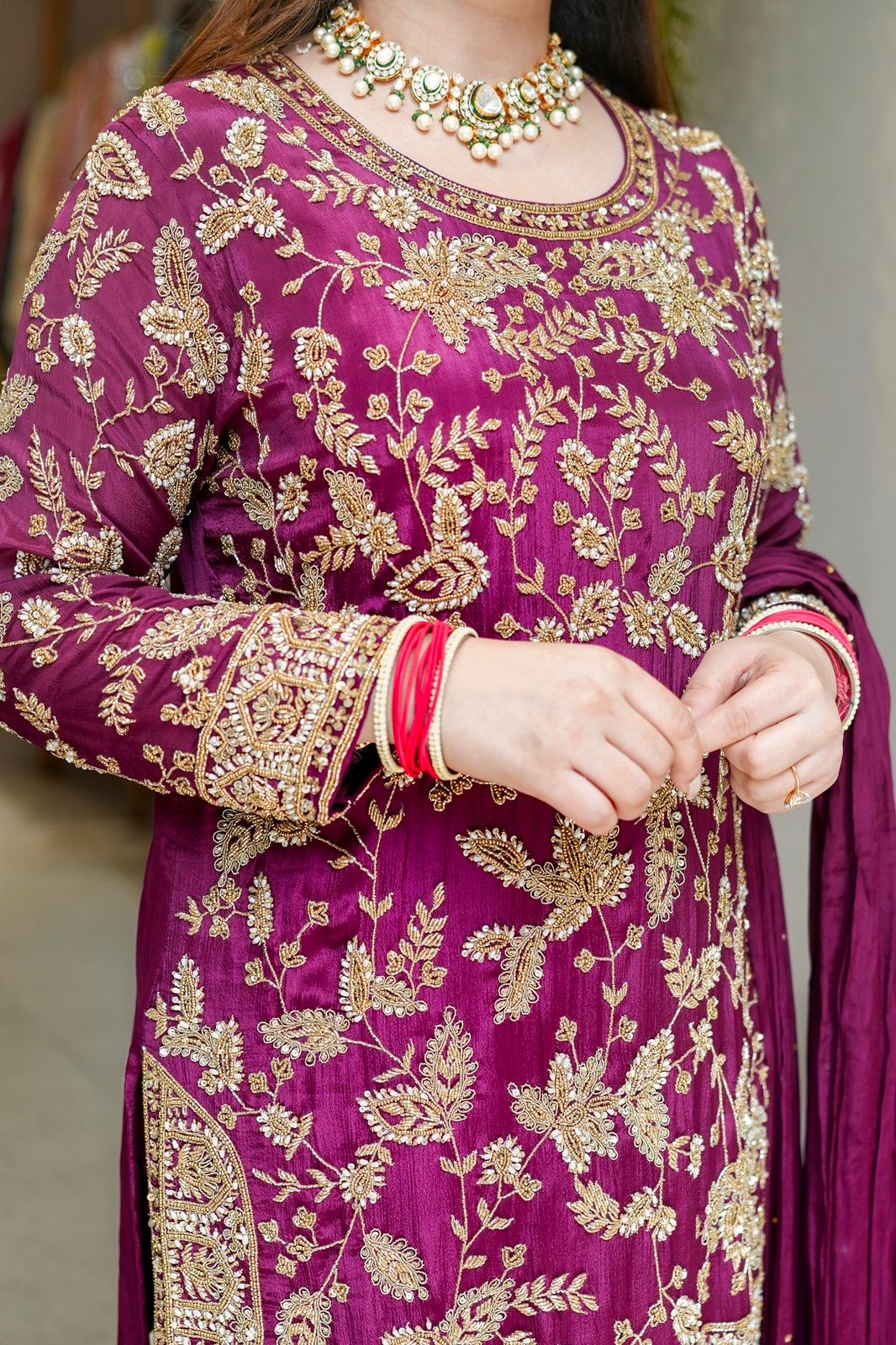Presenting &nbsp;New Designer Party Wear Look Top-Plazzo and Dupatta With Heavy Embroidery Work