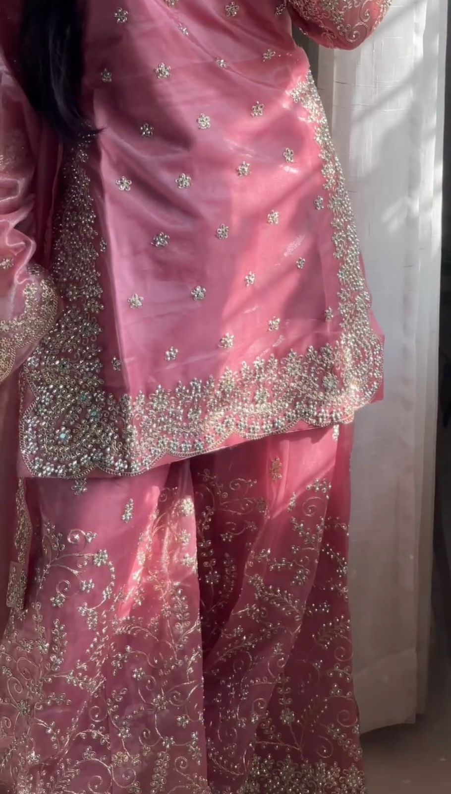 Premium GMY Silk Embroidered Top-Plazzo-Dupatta Set – Party & Festival Wear Collection