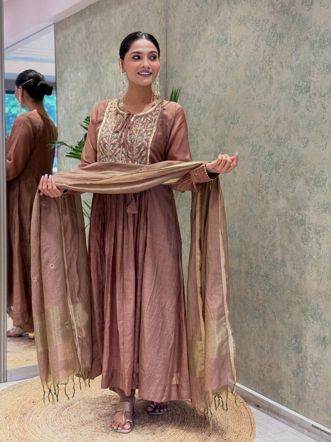NEW WEDDING SPECIAL PURE MUL CHANDERI SUIT SET